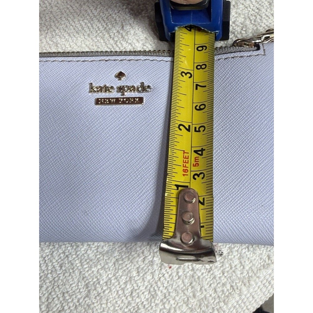Women "Kate Spade" steel blue small credit card holder wallet. 5.5' X3.5' - Picture 4 of 9